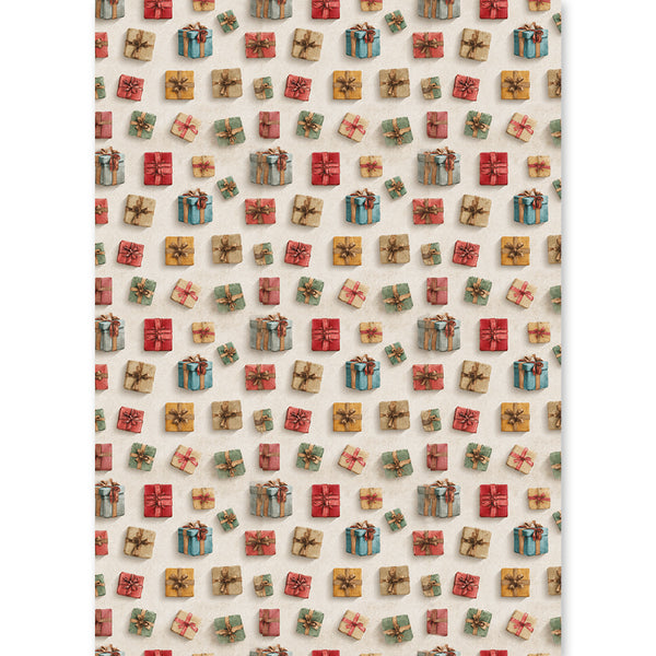 Ciao Bella COZY CHRISTMAS - A5 Assorted Rice Paper Selection Decoupage 8 sheets #CBRS050