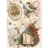 Ciao Bella COZY CHRISTMAS - A5 Assorted Rice Paper Selection Decoupage 8 sheets #CBRS050