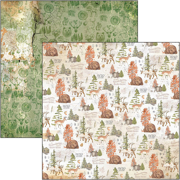 Ciao Bella INTO THE WILD 12x12 Paper 8 Sheets #CBT067