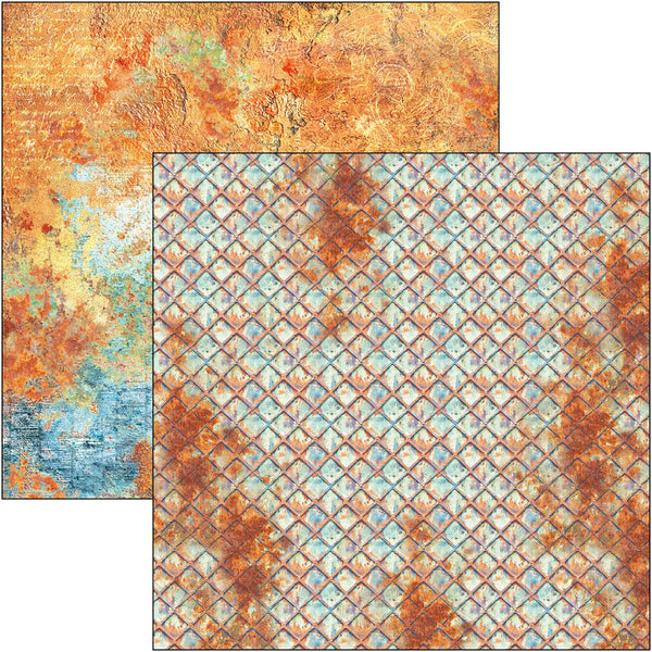 Ciao Bella CORAL REEF 12x12 Paper 8 Sheets #CBT078