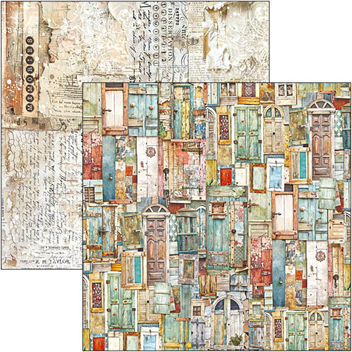 Ciao Bella MAJESTIC DREAM Patterns Pad 12x12 Paper 8 Sheets #CBT084