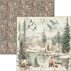 Ciao Bella FOREST TALES Winter Christmas Patterns Pad 12x12 Paper 8 Sheets #CBT090