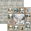 Ciao Bella FOREST TALES Winter Christmas Patterns Pad 12x12 Paper 8 Sheets #CBT090