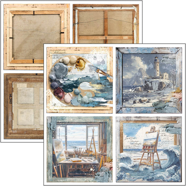 Ciao Bella AN ARTIST JOURNEY 12x12 Paper 8 Sheets #CBT092