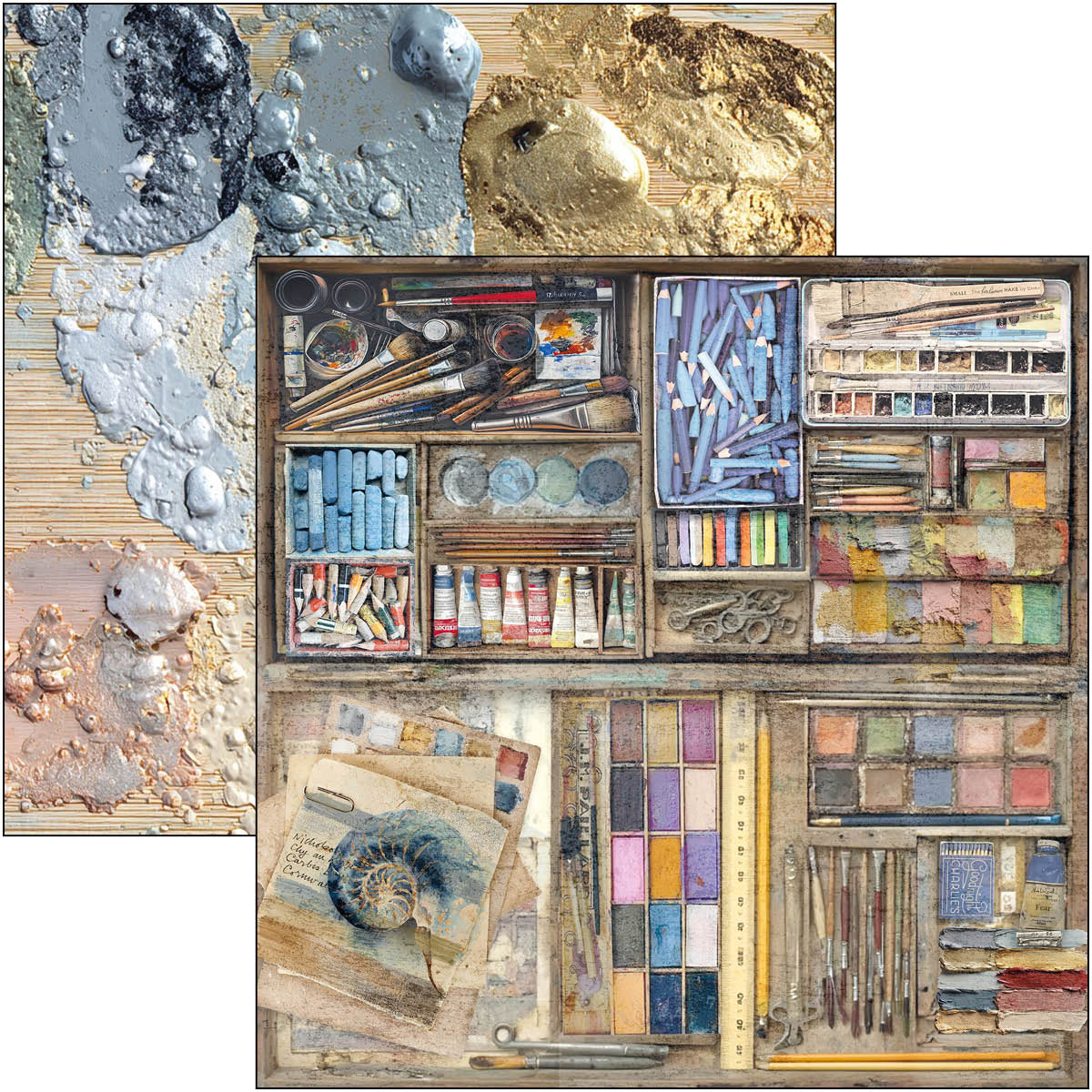 Ciao Bella AN ARTIST JOURNEY 12x12 Paper 8 Sheets #CBT092