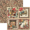 Ciao Bella MERRY and BRIGHT Christmas 12x12 Paper 8 Sheets #CBT098