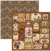 Ciao Bella CHOCOLATE WANDERLUST 12x12 Paper 8 Sheets #CBT100