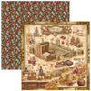 Ciao Bella CHOCOLATE WANDERLUST 12x12 Paper 8 Sheets #CBT100