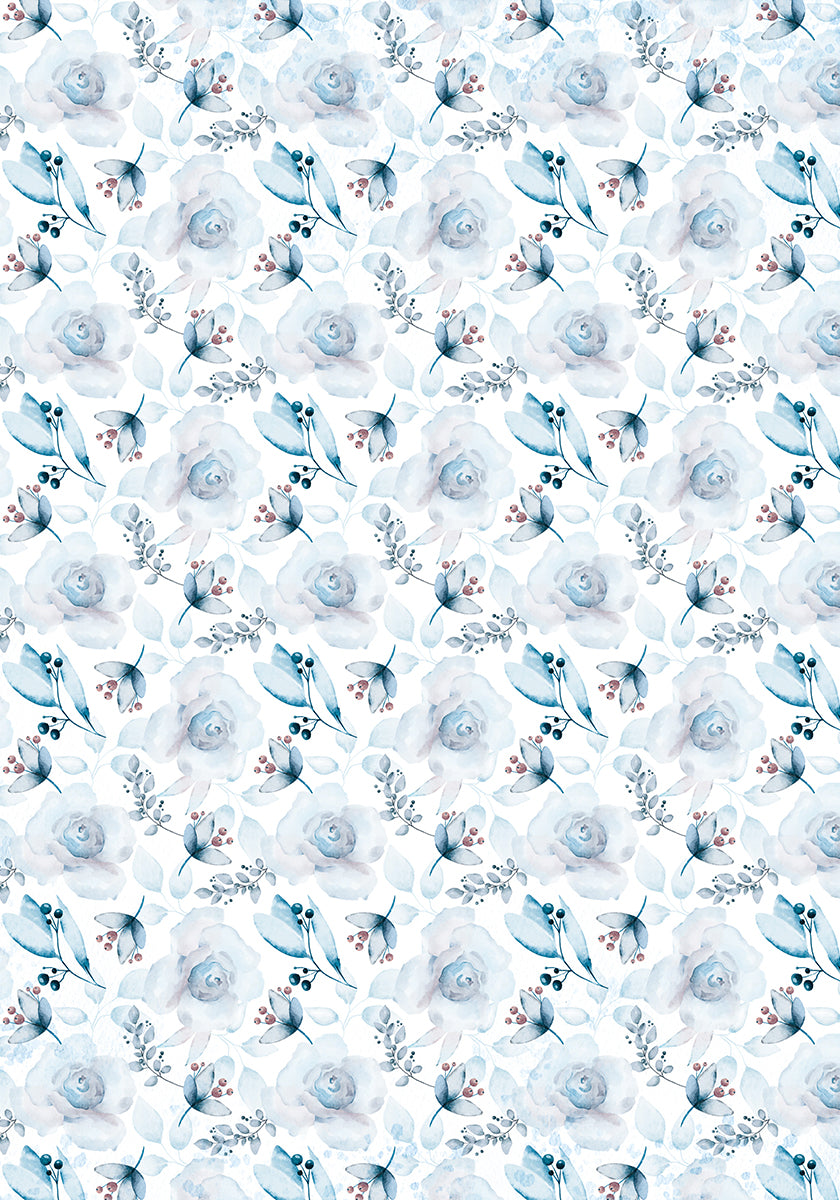 Ciao Bella WINTER JOURNEY A4 Vellum Paper 6 sheets #CBV007