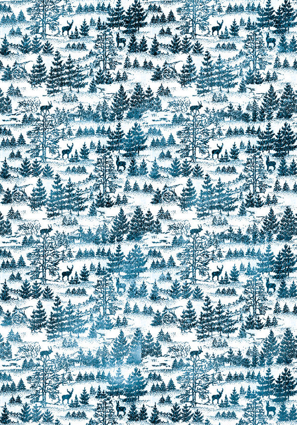 Ciao Bella WINTER JOURNEY A4 Vellum Paper 6 sheets #CBV007