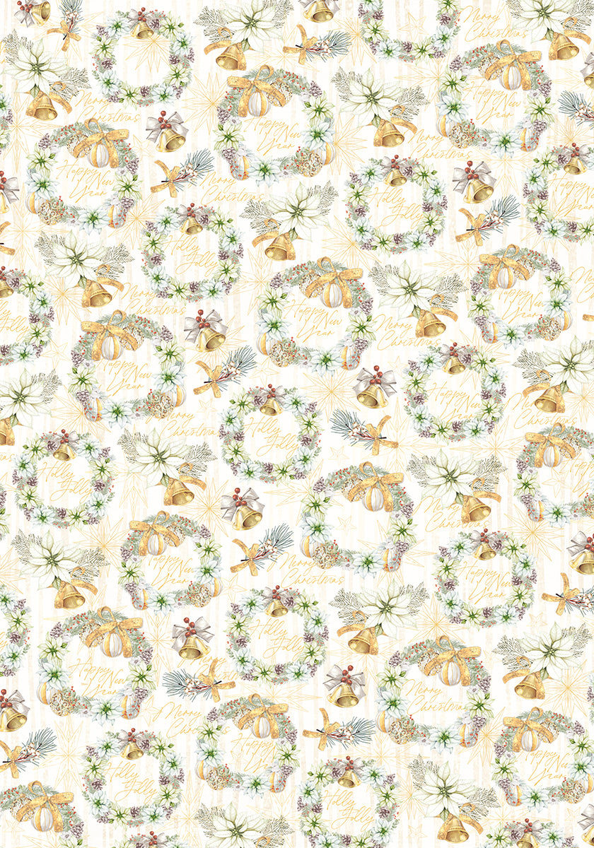 Ciao Bella SPARKLING CHRISTMAS A4 Vellum Paper 6 sheets #CBV008