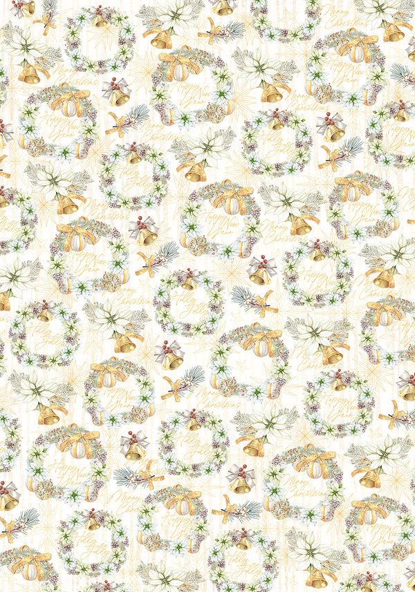 Ciao Bella SPARKLING CHRISTMAS A4 Vellum Paper 6 sheets #CBV008