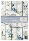 ITD Collection The WORLD of ICE Porcelain A4 Rice Paper Set 11 Sheets #RP027