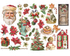 Stamperia CLASSIC CHRISTMAS Adhesive Paper Cut Outs EPHEMERA #DFLCT27