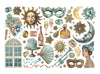 Pre-Order Stamperia MASQUERADE Adhesive Paper Cut Outs EPHEMERA #DFLCT59