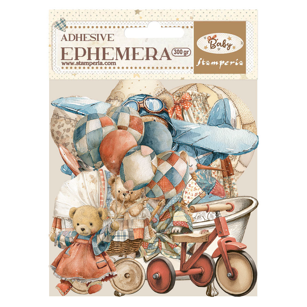 Stamperia BABY Adhesive Paper Cut Outs Ephemera - #DFLCT73
