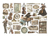 Stamperia SYMPHONY Adhesive Paper Cut Outs EPHEMERA #DFLCT84
