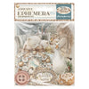 Stamperia WHITE CHRISTMAS Adhesive Paper Cut Outs EPHEMERA #DFLCT89