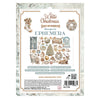 Stamperia WHITE CHRISTMAS Adhesive Paper Cut Outs EPHEMERA #DFLCT89