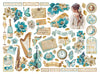 Pre-Order Stamperia MASQUERADE Die Cuts Chipboard Shapes #DFLDC111