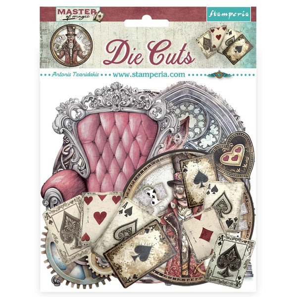 Stamperia MASTER OF MAGIC Die Cuts Chipboard Shapes #DFLDC112