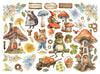 PRE-ORDER Stamperia HIDDEN GROVE Die Cuts Chipboard Shapes #DFLDC113