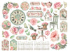 PRE-ORDER Stamperia HOUSE OF ROSES Die Cuts Chipboard Shapes #DFLDC114