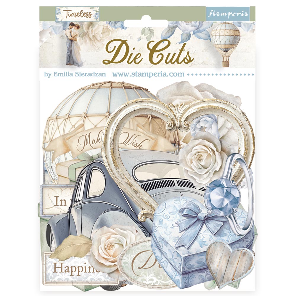 Stamperia TIMELESS Die Cuts Chipboard Shapes #DFLDC116