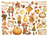 Stamperia WHISPERING WOODS Die Cuts Chipboard Shapes #DFLDC120