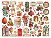 Stamperia CLASSIC CHRISTMAS Die Cuts Chipboard Shapes #DFLDC137