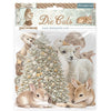 Stamperia WHITE CHRISTMAS Die Cuts Chipboard Shapes #DFLDC141