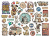 Stamperia FURRY FRIENDS 2 Die Cuts Chipboard Shapes #DFLDC146