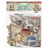 Stamperia FURRY FRIENDS 2 Die Cuts Chipboard Shapes #DFLDC146