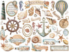 Stamperia SEA LAND Die Cuts Chipboard Shapes #DFLDC95