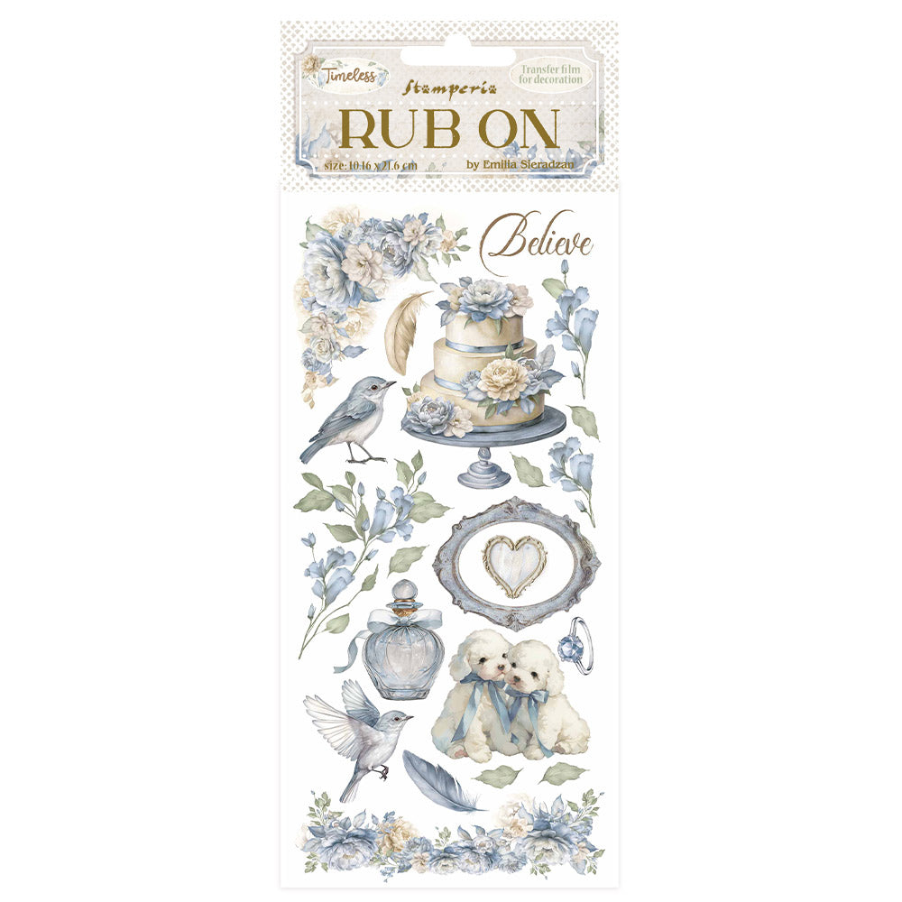 Stamperia TIMELESS - CAKE Rub On 4