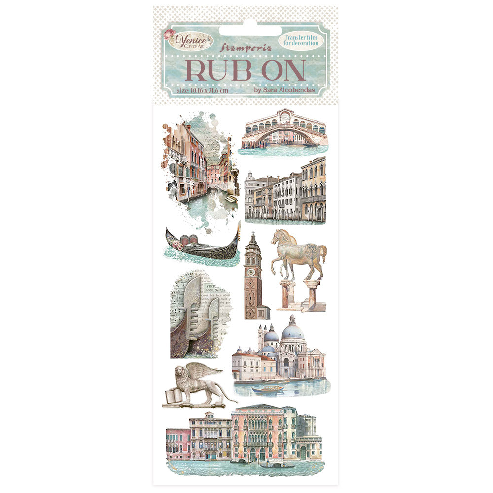 Stamperia Venice City of Art MONUMENTS Rub On 4