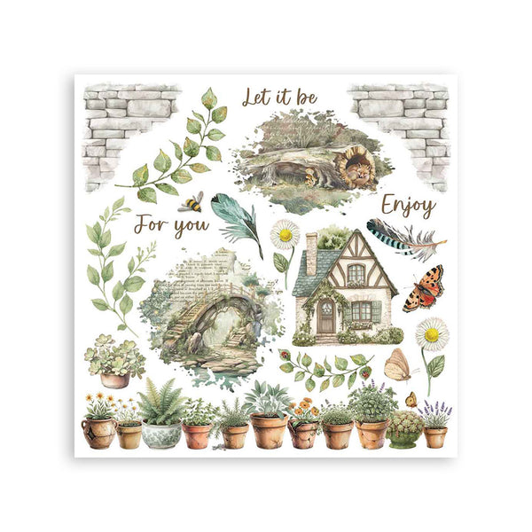 Stamperia HERBARIUM SILVAE Rub On ASSORTMENT KIT #DFLRBX02