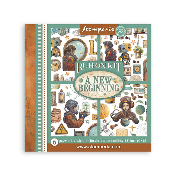 Stamperia A NEW BEGINNING Rub On ASSORTMENT KIT #DFLRBX10