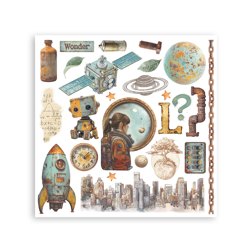 Stamperia A NEW BEGINNING Rub On ASSORTMENT KIT #DFLRBX10