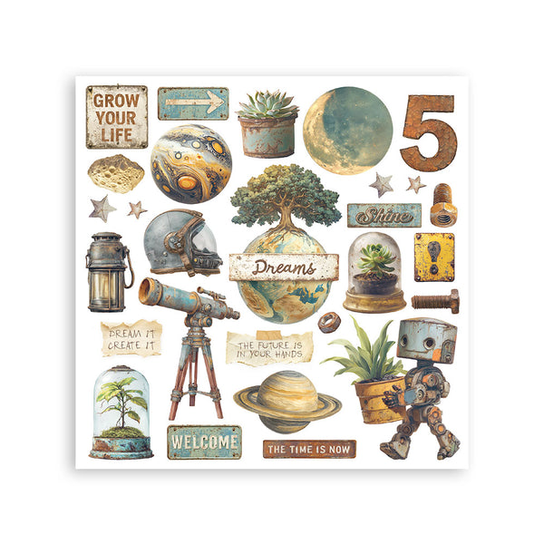 Stamperia A NEW BEGINNING Rub On ASSORTMENT KIT #DFLRBX10