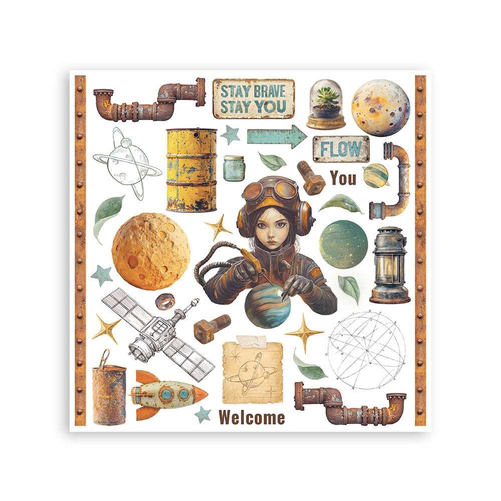 Stamperia A NEW BEGINNING Rub On ASSORTMENT KIT #DFLRBX10