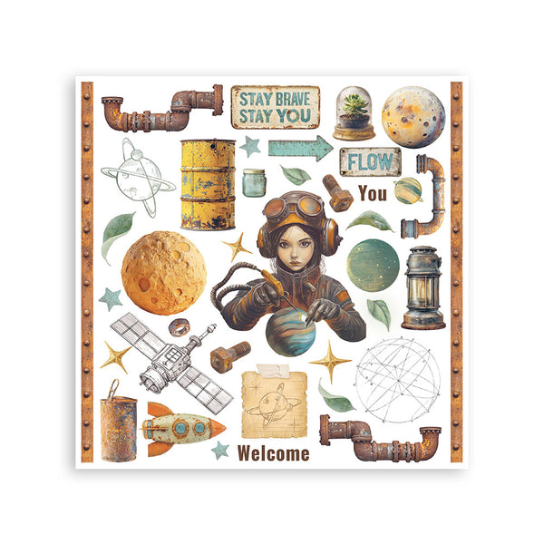 Stamperia A NEW BEGINNING Rub On ASSORTMENT KIT #DFLRBX10