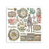 Stamperia GARDENS OF TIME Rub On ASSORTMENT KIT #DFLRBX11