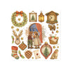 Stamperia SILENT NIGHT Christmas Rub On ASSORTMENT Kit #DFLRBX20