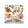 Stamperia SILENT NIGHT Christmas Rub On ASSORTMENT Kit #DFLRBX20