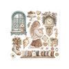Stamperia WHITE CHRISTMAS Christmas Rub On ASSORTMENT Kit #DFLRBX21