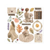 Stamperia FLOWERS and POEMS Rub On 6.1" X 6.1" ASSORTMENT KIT #DFLRBX24