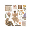 Stamperia FLOWERS and POEMS Rub On 6.1" X 6.1" ASSORTMENT KIT #DFLRBX24