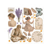 Stamperia FLOWERS and POEMS Rub On 6.1" X 6.1" ASSORTMENT KIT #DFLRBX24