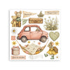 Stamperia COZY FAMILY Rub On 6.1" X 6.1" ASSORTMENT KIT #DFLRBX25